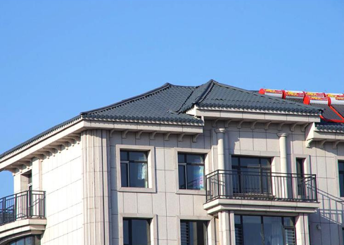 仿古合成树脂瓦厂家安装图片 仿古合成树脂瓦厂家安装图片
